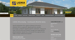 Desktop Screenshot of lignia.cz
