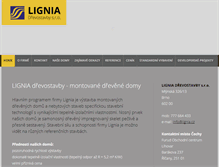 Tablet Screenshot of lignia.cz